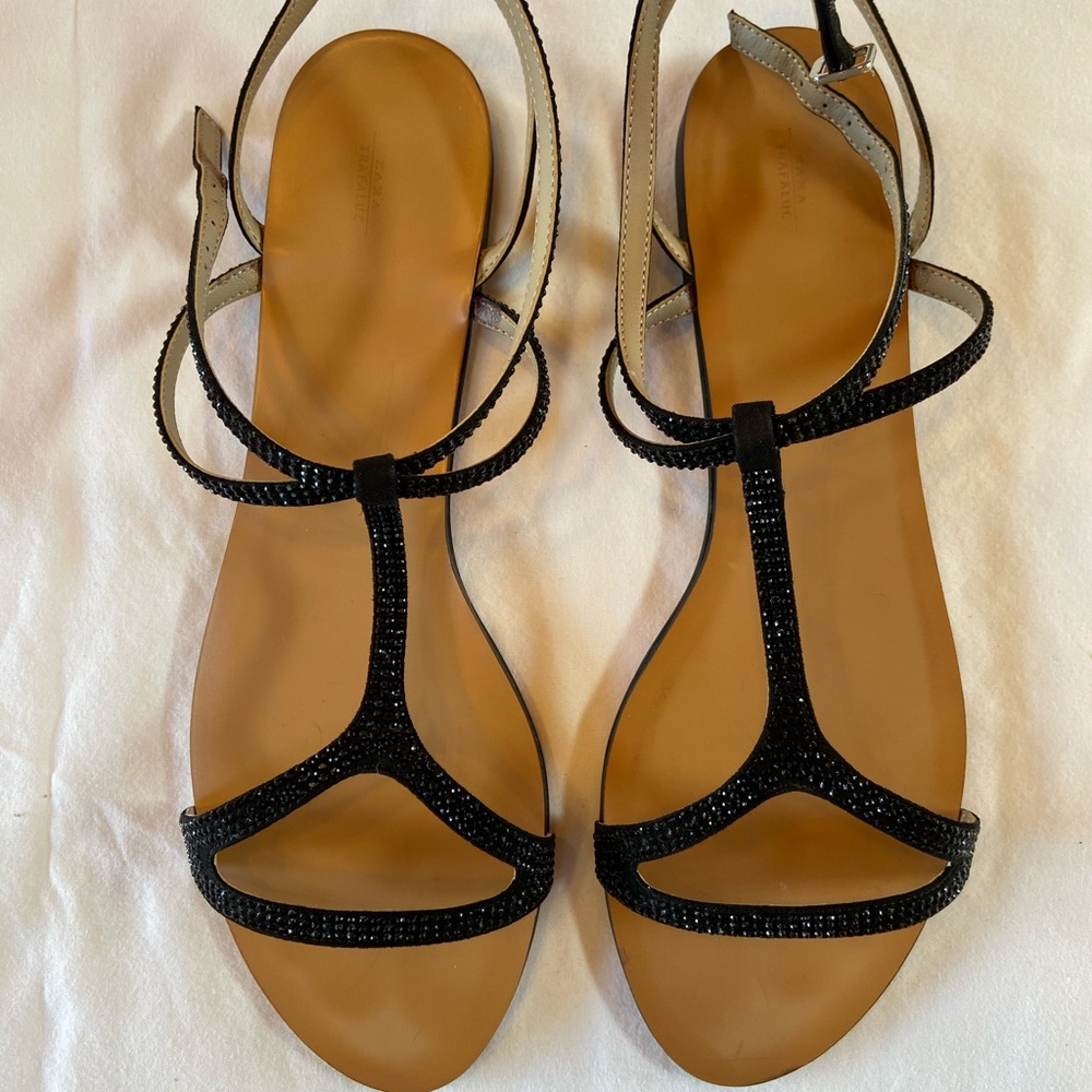 Zara black pala brillos women’s